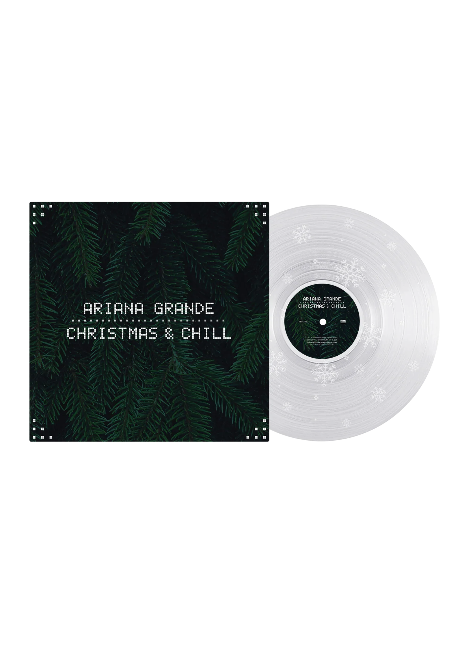 christmas & chill 10th anniversary edition lp (clear w/ snowflake etching)