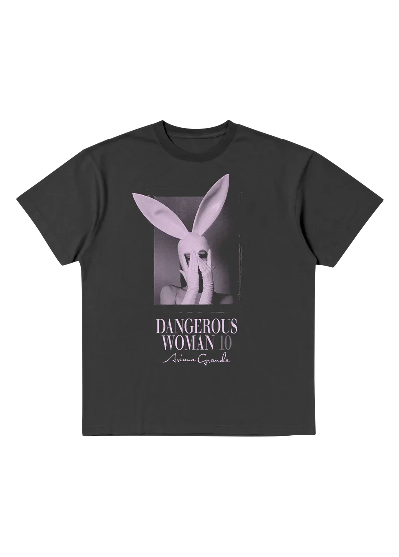 dangerous woman 10 logo t-shirt